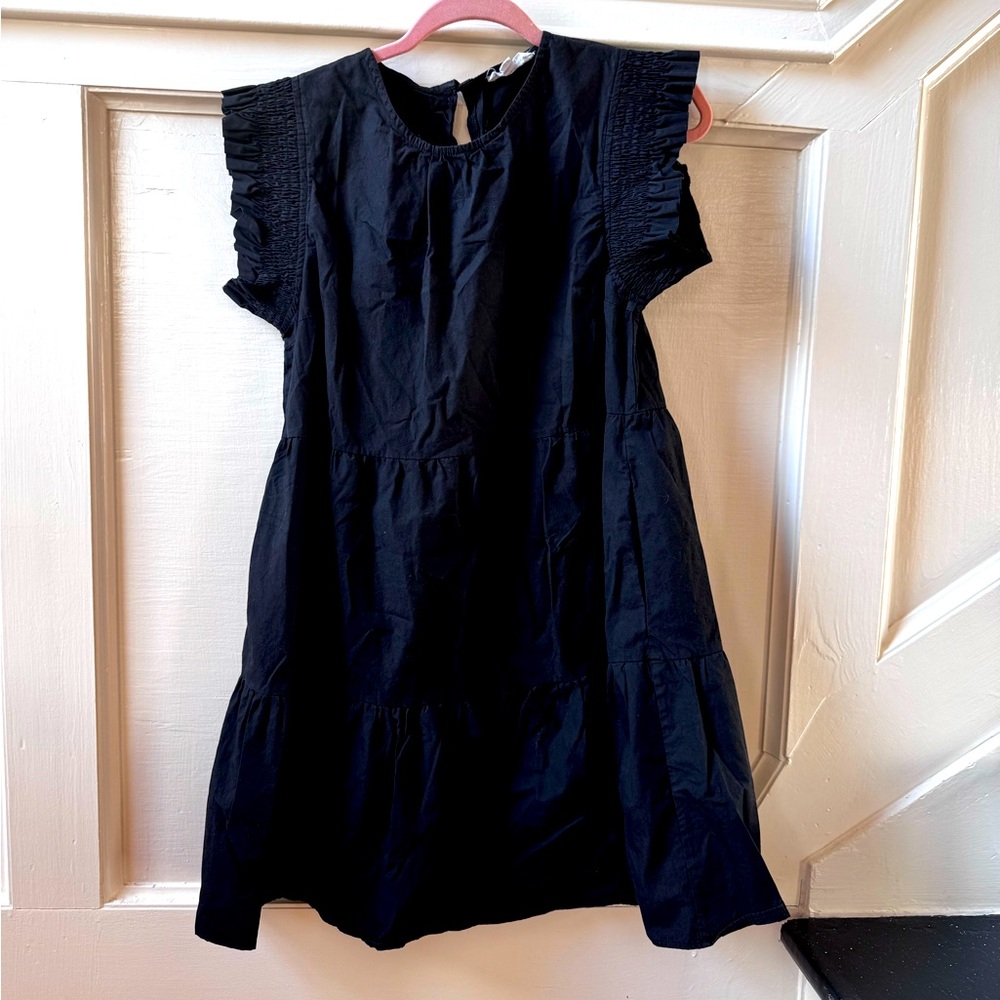 THML Black Ruffle Sleeve Dress Sz medium